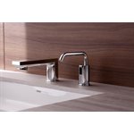 TOTO® Libella® ECOPOWER® 0.35 GPM Electronic Touchless Sensor Bathroom Faucet with Mixing Valve, Polished Chrome -TEL1A3-D20EM#CP