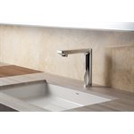 TOTO® Libella® M ECOPOWER® 0.35 GPM Electronic Touchless Sensor Bathroom Faucet with Thermostatic Mixing Valve, Polished Chrome - TEL1B3-D20ET#CP