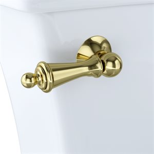 TRIP LEVER - POLISHED BRASS For CLAYTON TOILET