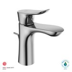 TOTO® GO 1.2 GPM Single Handle Bathroom Sink Faucet with COMFORT GLIDE Technology and Drain Assembly, Polished Chrome - TLG01301U#CP