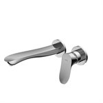 TOTO® GO 1.2 GPM Wall-Mount Single-Handle L Bathroom Faucet with COMFORT GLIDE™ Technology, Polished Chrome - TLG01311U#CP