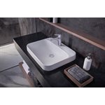 Robinet de lavabo de salle de bain à poignée unique TOTO® série GS 1,2 GPM avec technologie COMFORT GLIDE et ensemble de drain, nickel poli - TLG03301U#PN